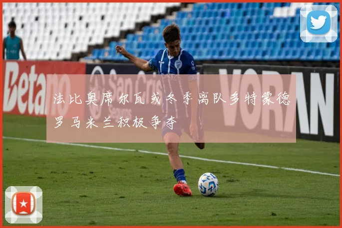 法比奥席尔瓦或冬季离队多特蒙德罗马米兰积极争夺